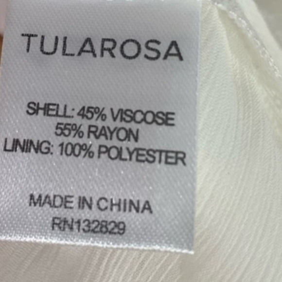 Tularosa Malia Ivory Mini Dress Size S NWT - Picture 8 of 8